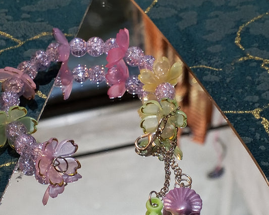 Multicolour crystal fairy Bracket